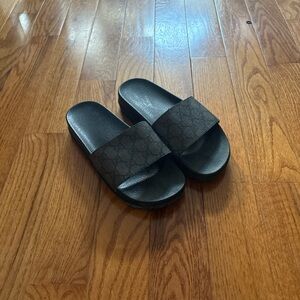 Gucci Dark Slide Sandals
